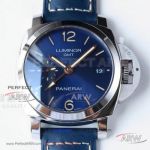 VS Factory Limited Edition Panerai Luminor 1950 GMT 42MM P9001 Watch - V2 Upgrade PAM00688 Blue Dial Steel Case